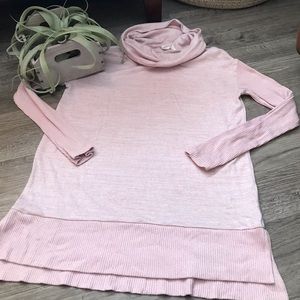 Gap, Heathered Pink, Turtleneck